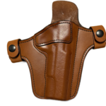 Exodus Field Series Dual Carry (EDC) brown cowhide holster.